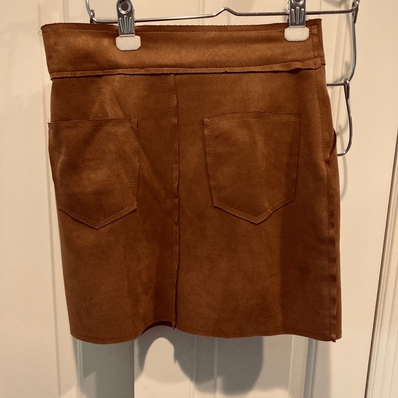 Suede barely worn skirt from Portugal ❤️❤️❤️ - Picture 2 of 2